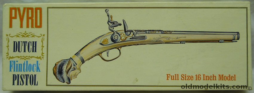 Pyro 1/1 Dutch Flintlock Pistol, G230-150 plastic model kit